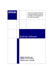 Epson Expression 1600 User`s guide