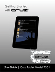 Velocity CRUZ T301 User guide