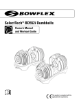 Bowflex DUMBBELLS Owner`s manual