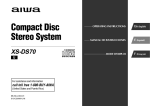 Aiwa WM5 Operating instructions