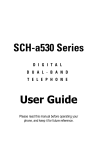 Samsung A530 - SCH Cell Phone User guide