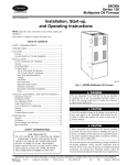 Carrier OIL FURNACE 58CMA Operating instructions