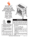 MHSC CSVF20SNV Operating instructions