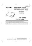 Sharp DT-400 Service manual