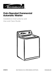 Coin-Operated Commercial Automatic Washer