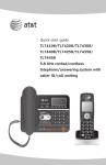 AT&T TL74458 User`s manual