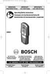 Bosch Multi-Detector DMD4 Operating instructions