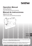 Brother 885-X26 Instruction manual