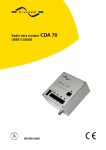Conel CDA 70 Service manual