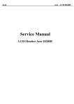 Acer D240H Service manual