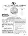 United States Stove C9740N Specifications