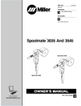 Miller Electric 3035 Owner`s manual