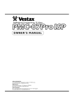 Vestax -PDX-2300MK-PRO Owner`s manual