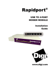 Digi Rapidport Installation guide