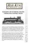 Rail King SW-8 Operating instructions