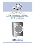 Electrolux EIMED55IMB Use & care guide