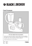 Black & Decker FX800 Instruction manual