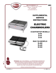 Bloomfield B-406 Operating instructions