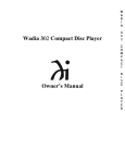 Wadia 302 Owner`s manual
