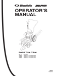 Simplicity Snapper 5521FT Operator`s manual