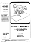 Craftsman 113.197110 Owner`s manual