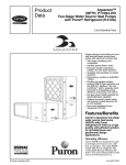 Carrier AQUAZONE 50PTH Product data