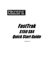 Promise Technology FastTrak S150 SX4 User manual