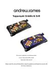 Teppanyaki Electric Table Grill & Griddle