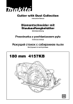 Makita 180 mm 4157KB Instruction manual