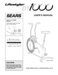 Sears 831.288265 User`s manual