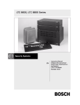 Bosch LTC 8555 Instruction manual