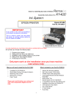 Epson APJ29421 Instruction manual