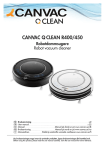 CANVAC Q CLEAN R400 User manual