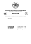 Bertazzoni H366GGVVI Installation manual