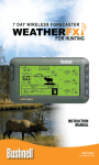 Bushnell Weather FX 7 Instruction manual
