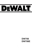 DeWalt DW706 Technical data