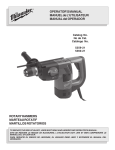 Milwaukee 5360-21 Operator`s manual