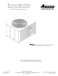 Amana PHD48 Product data