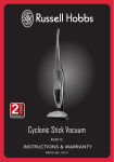 Cyclonic Stick Vacuum