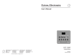 Extron electronics 5cr Plus User`s manual