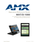 AMX DESIGN XPRESS HOME THEATER V1.3 - ON SITE INSTALLER GUIDE Specifications