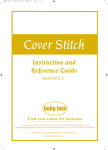 Baby Lock Cover Stitch BLCS-2 Instruction manual