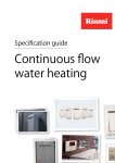 Rinnai EfficiencyHD250 Installation guide