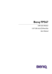 BenQ FP567S User`s manual