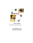 Castelle Office Direct OfficeDirect Storage Server User`s guide