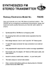 Ramsey Electronics STC1 Instruction manual