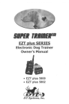 D.T.Systems Super Trainer EZT plus 5002 Owner`s manual