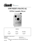 Cissell L50CD42S Owner`s manual