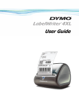 Dymo LabelWriter 4XL Label Printer User guide