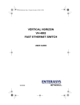 Enterasys Vertical Horizon VHIM1000-S1TX User guide